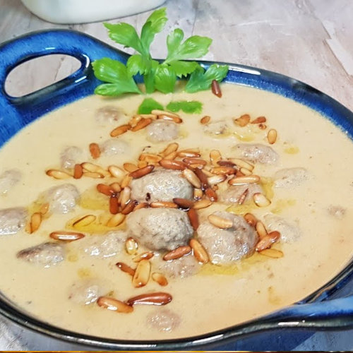 كفتة طحينة مع أرز